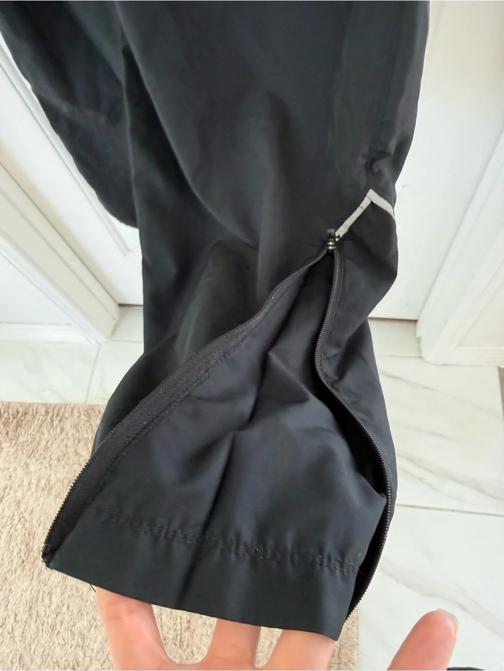 Nike Black Men’s Windbreaker Jacket and Track Pants Set